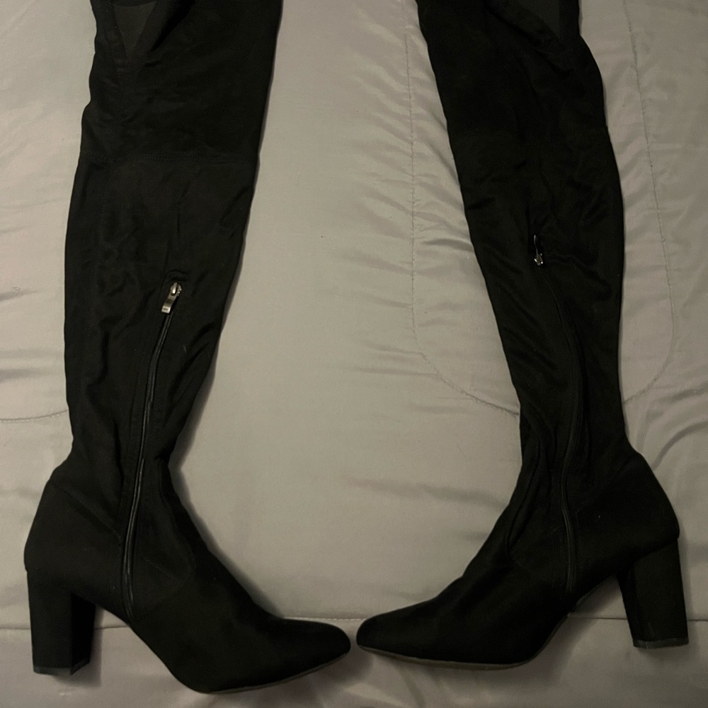Amazon Black Over the Knee Women's Boots